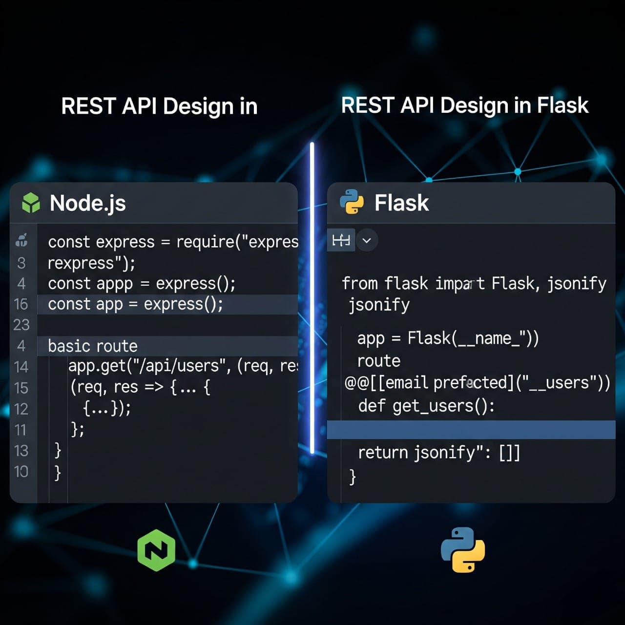 REST API Design in Node vs Flask: A Tactical Comparison